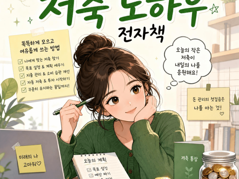 나에게 맞는 저축 노하우 전자책